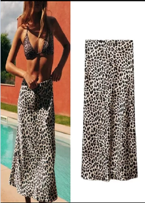 New Fashion, High-Waisted Satin Long Skirt CODE: READY1756