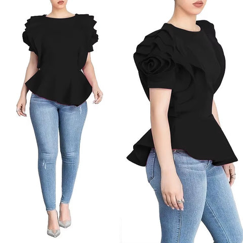 Ruffled Short Top CODE: mon947