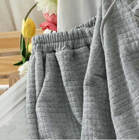 New Zipper, Hoodie, Camis, Harem Pant Trendy Suit 3 Piece Set CODE: READY1376