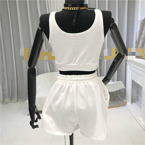 Autumn Fashion Casual Sweatshirt Shorts Three Pieces Set CODE: KAR1233