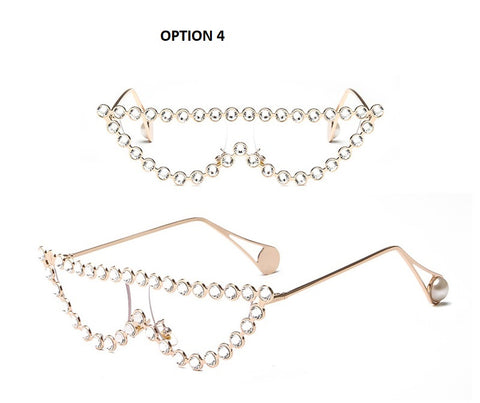 Diamond Frame Cat Eye Sunglass CODE: READY1166