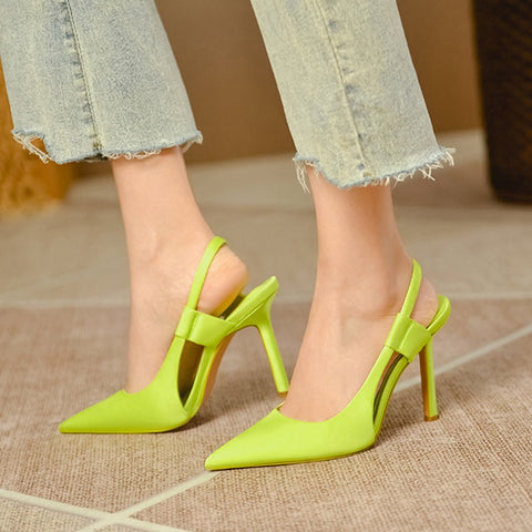 New Slingback Pointed Toe Thin High Heel Sandal SIZE:38 CODE: READY1322