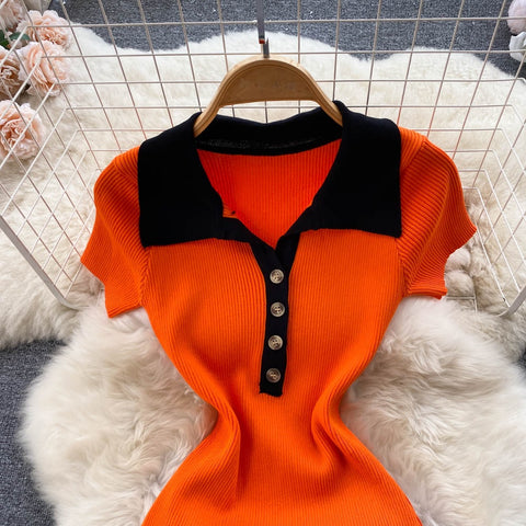 Sexy Elegant V Neck Turn Down Collar Slim Wrap Pencil Bodycon Midi Dress CODE: KAR1948