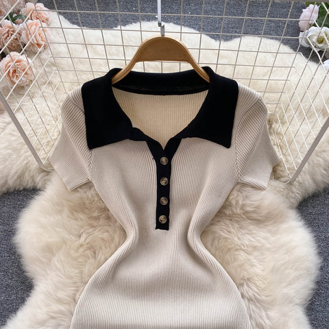Sexy Elegant V Neck Turn Down Collar Slim Wrap Pencil Bodycon Midi Dress CODE: KAR1948