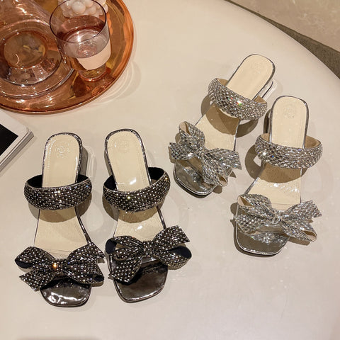 Summer Cute Butterfly Rhinestone Bling Fashion Elegant Heel CODE: KAR1951