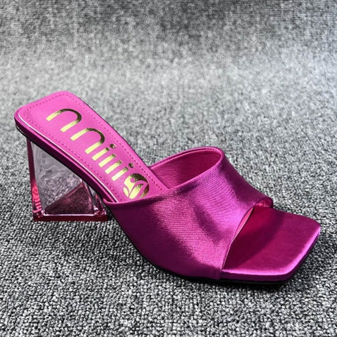 Summer New Casual Square Toe High Heel CODE: KAR1957