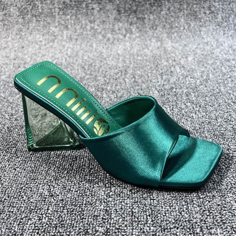 Summer New Casual Square Toe High Heel CODE: KAR1957