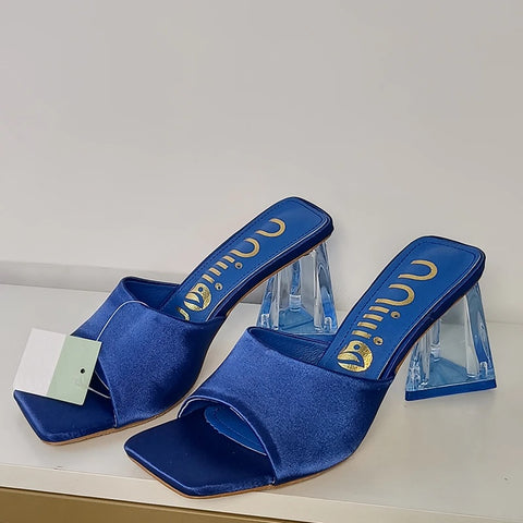 Summer New Casual Square Toe High Heel CODE: KAR1957
