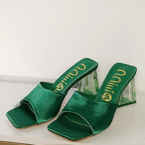 Summer New Casual Square Toe High Heel CODE: KAR1957