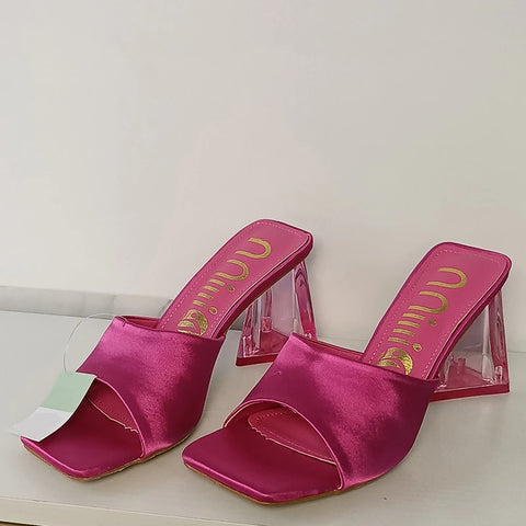 Summer New Casual Square Toe High Heel CODE: KAR1957