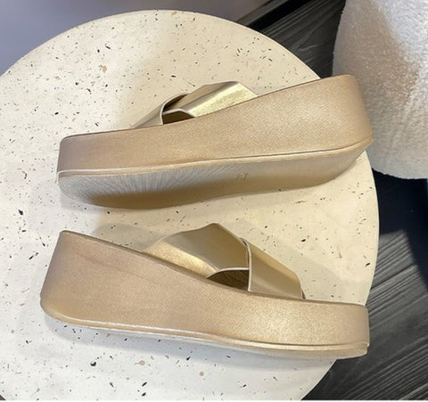 Summer Platform Flat High Heel Slippers CODE: KAR1958