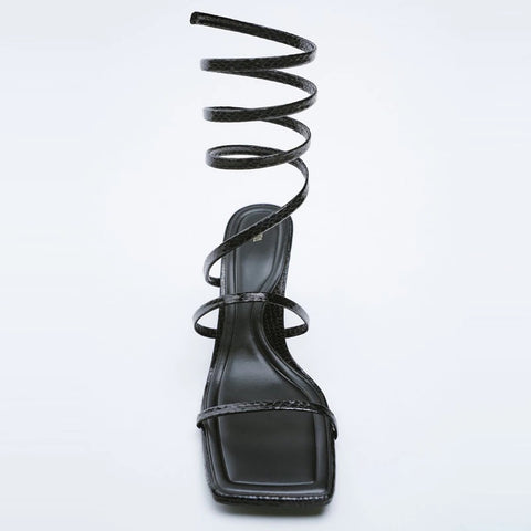New Fashion Gladiator Roman Stripper Strappy High Heel Sandals CODE: KAR1960