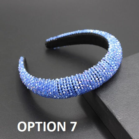 Mesh Crystal Geometric Baroque Beads High Quality Headband  CODE: KAR1972
