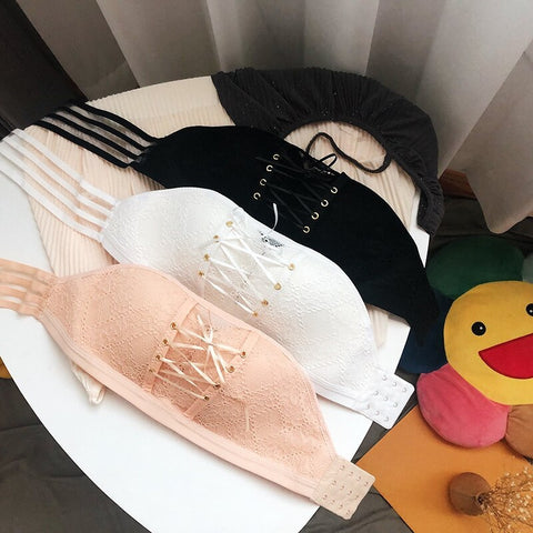 Sexy Lingerie Lace Fashion Push Up Strapless Comfort Invisible Bra CODE: KAR1977