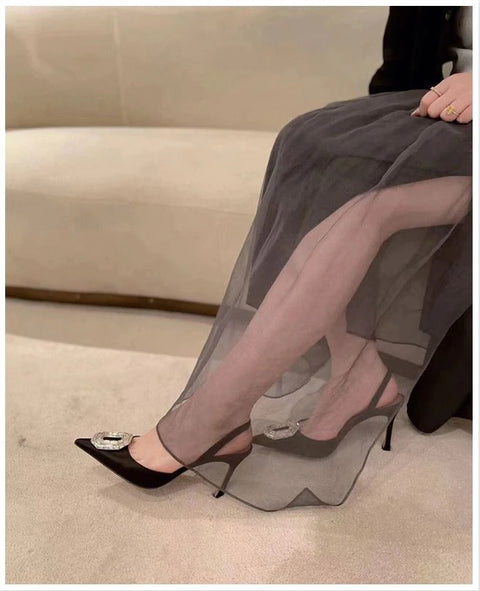 New Crystal Sexy Pointed Toe High Heels CODE: KAR1998