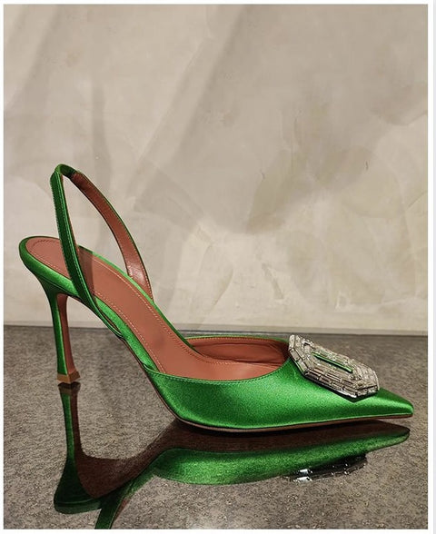 New Crystal Sexy Pointed Toe High Heels CODE: KAR1998