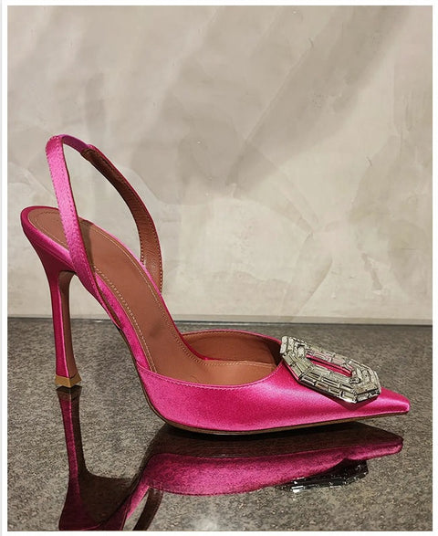 New Crystal Sexy Pointed Toe High Heels CODE: KAR1998