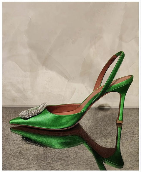 New Crystal Sexy Pointed Toe High Heels CODE: KAR1998