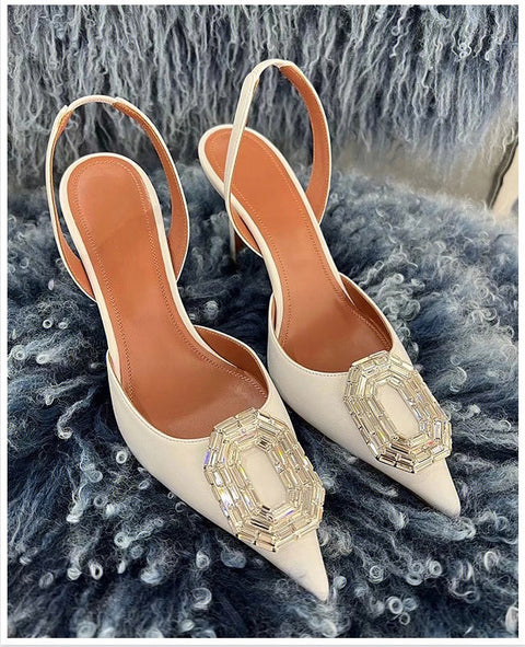 New Crystal Sexy Pointed Toe High Heels CODE: KAR1998