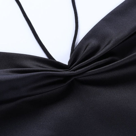 New V-neck Halter Camisole Narrow Straps Crop Top CODE: KAR2003