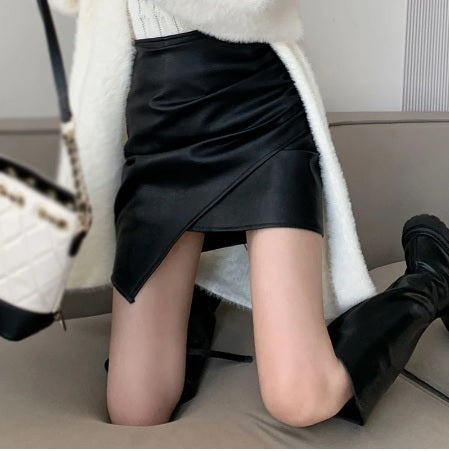 New Solid Color Irregular Skirt CODE: KAR2012