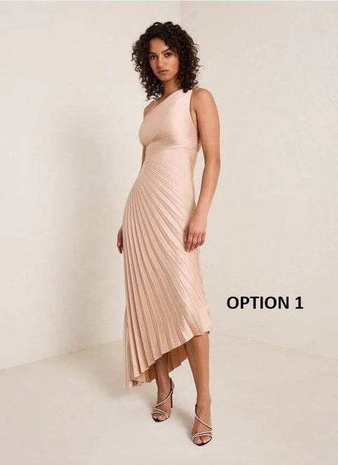 Sexy Summer One Shoulder Vest Long Maxi Pleated A Line Dress CODE: KAR2014