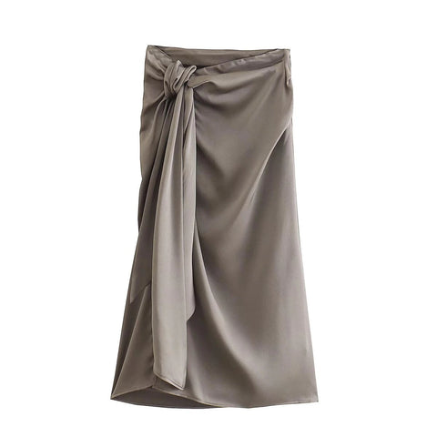 Sexy Elegant High Waist Split Pencil Pleated Skirt CODE: KAR2016