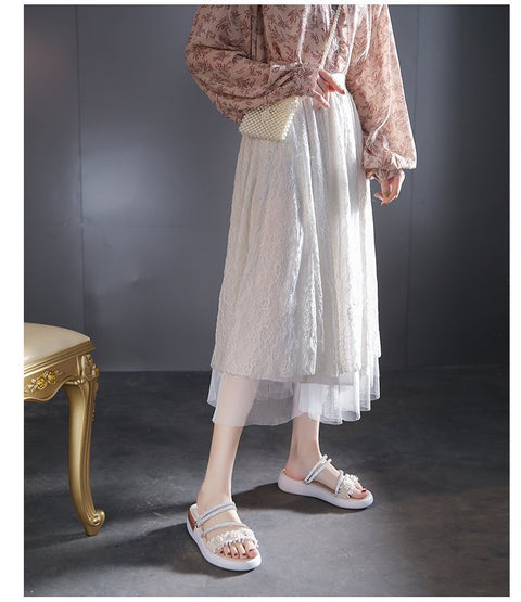 Summer Rhinestone Fashion Casual Slippers CODE: KAR2021