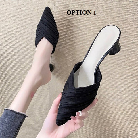 New Fashion Solid Pumps Closed Toe High Heel CODE: KAR2022
