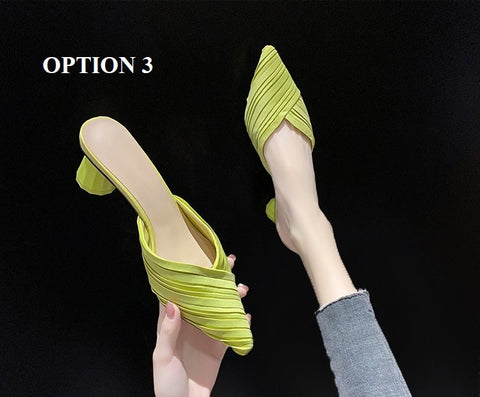 New Fashion Solid Pumps Closed Toe High Heel CODE: KAR2022