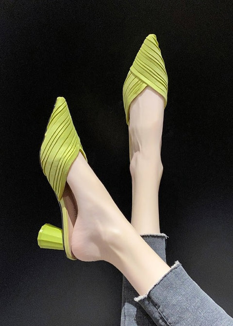 New Fashion Solid Pumps Closed Toe High Heel CODE: KAR2022