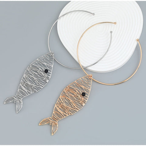 New Pendant Fashion Fish Shape Necklace CODE: KAR2037