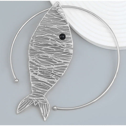 New Pendant Fashion Fish Shape Necklace CODE: KAR2037