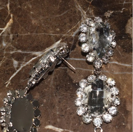 New Glass Crystal Big Water Drop Dangle Fashion Earrings CODE: KAR2043