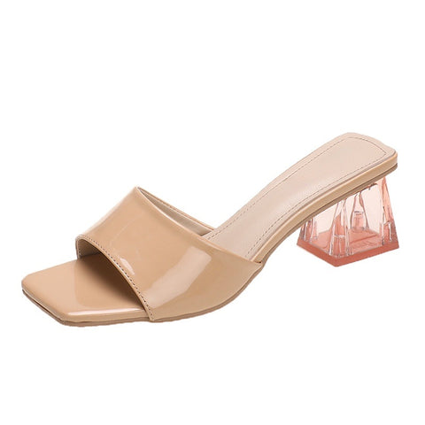 New Elegant Clear Designer Stripper Heel CODE: KAR2056
