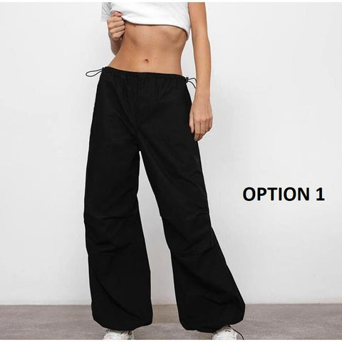 New Casual Loose Low Waist Baggy Wide Leg Sweatpants CODE: KAR2066