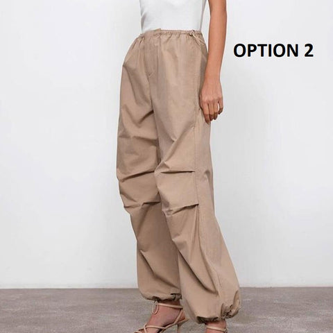 New Casual Loose Low Waist Baggy Wide Leg Sweatpants CODE: KAR2066