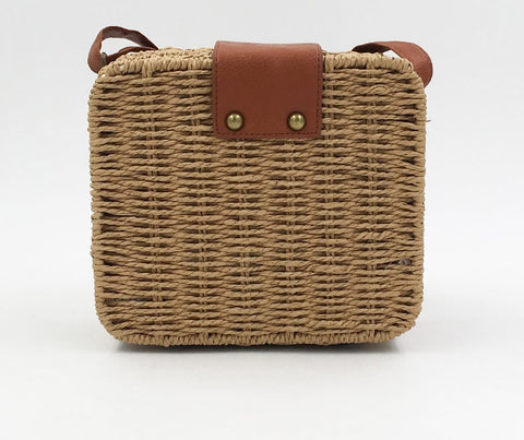 Bohemia woven Candy Color Straw Small Shoulder Bags CODE: KAR2072