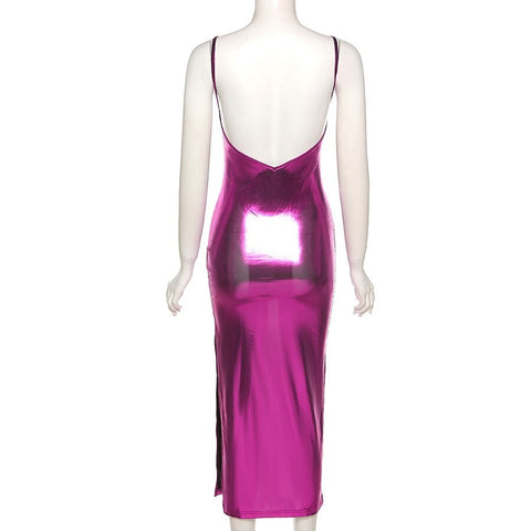 New Fashion Sexy Backless Strap Skinny Slim Maxi Dress CODE: KAR2079