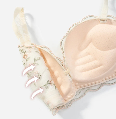 New Collection No Steel Ring Embossed Bra CODE: KAR2091