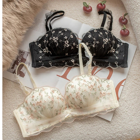 New Collection No Steel Ring Embossed Bra CODE: KAR2091