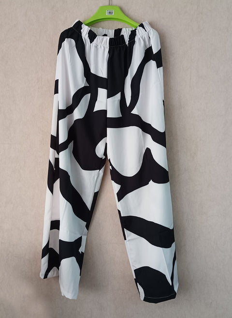 Summer Printed Long-sleeved Shirt + Straight Pant Set CODE: KAR2094