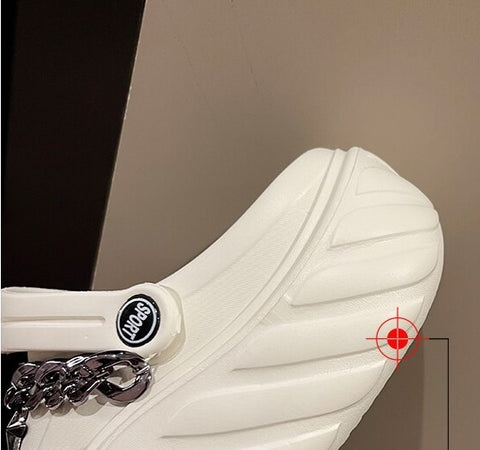 Summer Punk Design Vacation Beach Soft Bottom Sandal CODE: KAR2099