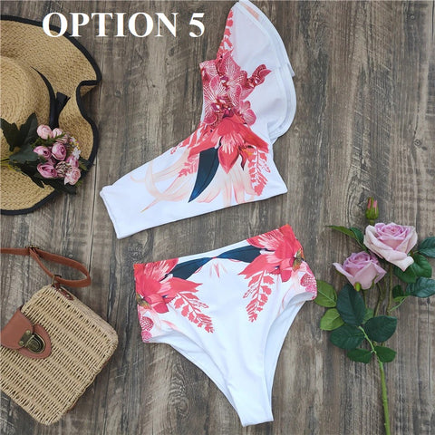 Summer Print Sexy Push Up Bikini Set Swimwear CODE: KAR2101