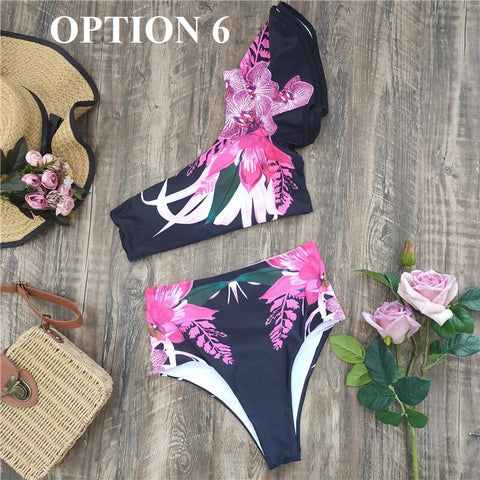 Summer Print Sexy Push Up Bikini Set Swimwear CODE: KAR2101