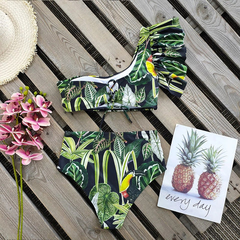 Summer Print Sexy Push Up Bikini Set Swimwear CODE: KAR2101