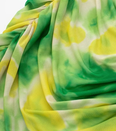 Sexy Strapless Color Matching Tie Dye Printing Side Zipper Slim Midi Dress CODE: KAR2117