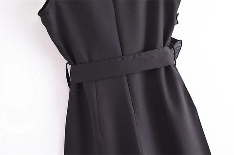 New Fashion Patchwork Flounces Decorative Elegant Jumpsuit CODE: KAR2118