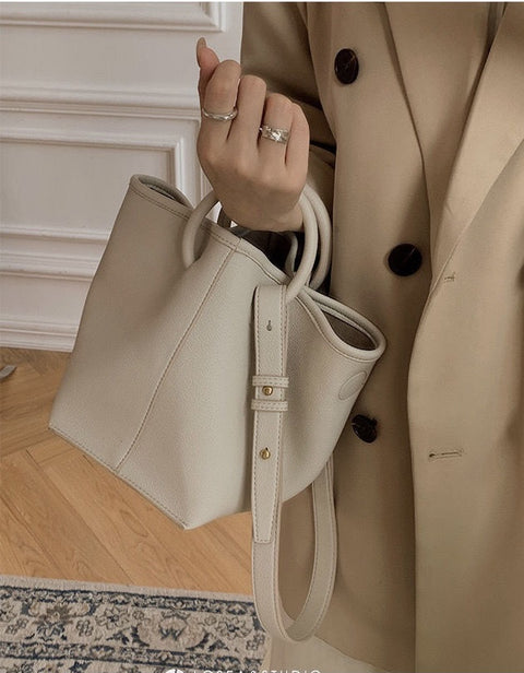 New Elegant Fashion Large Capacity Top-handle Cross-body Composite Bag CODE: KAR2122