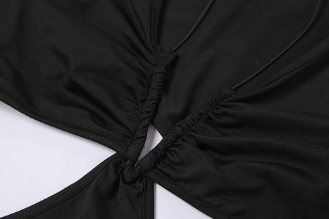 Autumn New Long Sleeve Sexy V-Neck Temperament Dress CODE: KAR2127